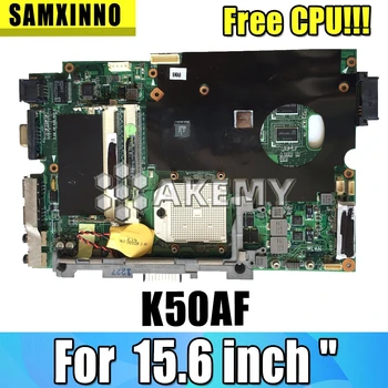 Bezmaksas CPU!!! klēpjdators mātesplatē REV 1.3 / 2.1 Asus K50AB K50AF K50AD X5DAf X5DAD klēpjdatoru 15.6 collas 