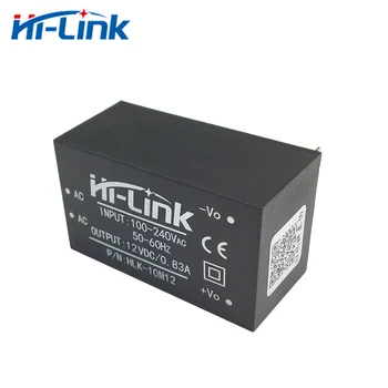 Bezmaksas piegāde Hi-Link jaunu 5gab 220v 12V 10W AC DC izolētas viedās sadzīves kompakts komutācijas mini barošanas modulis