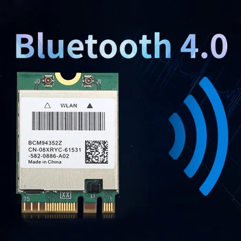 Bezvadu Hackintosh Bcm94352Z Bcm94360Ng WiFi Karti Ngff M. 2 1200 Mb / s-Bluetooth 4.0 Ngff 802.11 Ac WLAN Adapteri Dw1560