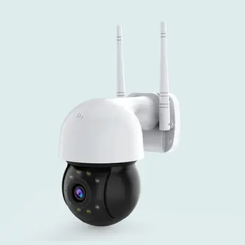 BEZVADU IP Kamera ar HD 1080P Āra Drošības Kameru divvirzienu Audio 4x tālummaiņas Centrālās 8 Gaismas Nakts redzamības Puslodē CCTV Kameras