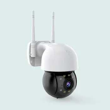 BEZVADU IP Kamera ar HD 1080P Āra Drošības Kameru divvirzienu Audio 4x tālummaiņas Centrālās 8 Gaismas Nakts redzamības Puslodē CCTV Kameras