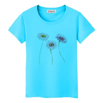 BGtomato skaisti ziedi tshirt vasaras topi gadījuma t krekls sievietēm, lēti sieviešu drēbes 2019 ziedi streetwear draugiem tee krekls