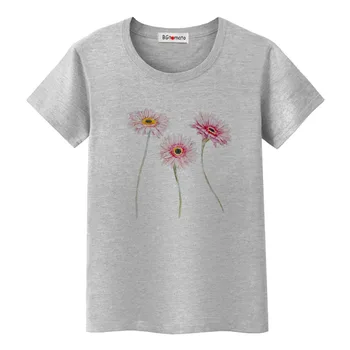 BGtomato skaisti ziedi tshirt vasaras topi gadījuma t krekls sievietēm, lēti sieviešu drēbes 2019 ziedi streetwear draugiem tee krekls
