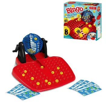 Bingo Akrobāts Loto Loterijas Mašīna 90 Numurētas Bumbiņas 48 Karšu Ģimenes Spēli Ideāls Bērniem Dāvanas, Smieklīgi Spēles Rotaļlietas