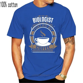 Biologs, Kuri Darbināmi Ar Kafijas Smieklīgi Bioloģijas Grafiskais T-Krekls Pusaudžu Pop Top Tee Krekls