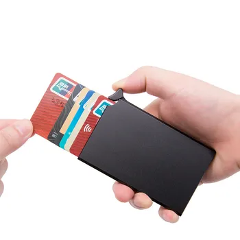 BISIGORO Jaunu RFID Kredītkartes Īpašnieks Anti-theft Smart Seifs Plānas ID Kartes Gadījumā 