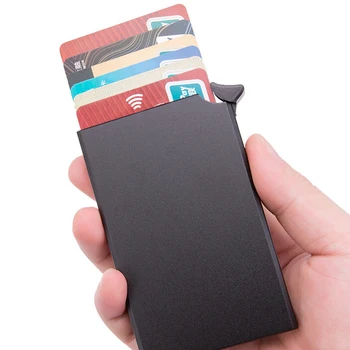 BISIGORO Jaunu RFID Kredītkartes Īpašnieks Anti-theft Smart Seifs Plānas ID Kartes Gadījumā 