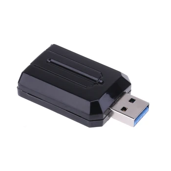 Black High Speed USB 3.0 eSATA Plug and Play līdz 5Gbps Pārveidotāja Adapteris Ārējo 2.5 3.5 HDD Jauni Veicināšanas