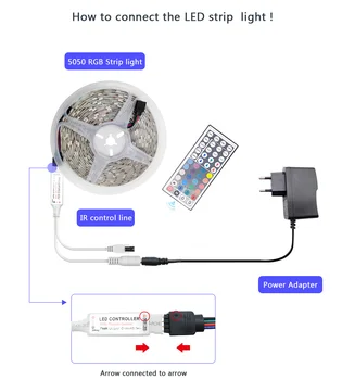 Bluetooth Kontrolieris LED Lentes RGB SMD 2835/5050 Felixable Lentes DC 12V Ūdensdrošs LED Gaismas 5m/10m/15m/20m Ar Adapteri Lietošanai Mājās
