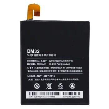 BM32 Par Xiaomi M4 Mi4 Mi 4 Litija-Polimēru Akumulatoru Nomaiņa Sākotnējā Bateria 3080mAh Bezmaksas Rīki