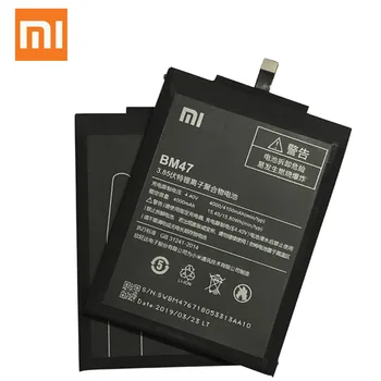 BM47 BM46 BN31 BN45 Xiao Mi Sākotnējā Tālruņa Akumulatora Xiaomi Redmi 3 3S 3X 4X 3 pro Piezīme 3 5 5.A Pro Mi 5X Rezerves Baterijas