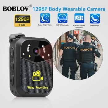 BOBLOV S11296P Ķermeņa, Nēsā Kameru, GPS, WIFI, APP Kontroles Institūcija, kas Uzstādīts IS Nakts Redzamības Rre ierakstīšanas Mini Videokameras Policijas Kamera