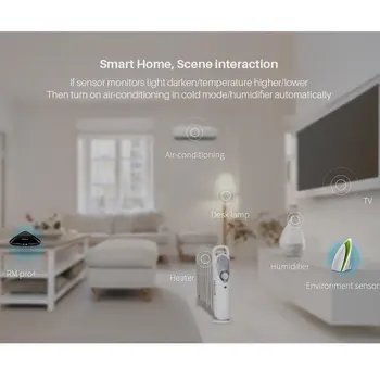 Broadlink RM Pro+ RM Mini3 Universālais Smart Tālvadības pults WIFI+IS+RF+4G Smart Home APP Kontroles Darbus Ar Alexa, Google Home