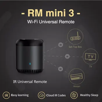 Broadlink RM Pro+ RM Mini3 Universālais Smart Tālvadības pults WIFI+IS+RF+4G Smart Home APP Kontroles Darbus Ar Alexa, Google Home