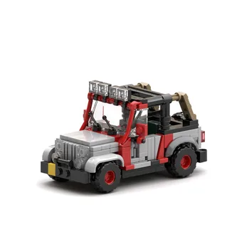 BuildMoc Jurassic Tehnikas Rotaļlietas KM Mini Auto Super Sporta Transportlīdzekļi Radītājs Sapulcējušies Bērnu Izglītības Celtniecības Bloki Zēns
