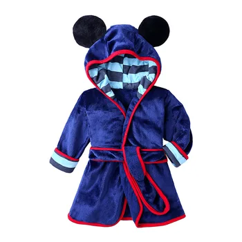 Bērni, Zēns, Meitene Drēbes 2019 Peldmētelis Minnie Mickey Tiger Mīkstu Flaneļa Kreklu Bērnu Pidžamas Bērniem Siltas Drēbes, 2-6Y 40871