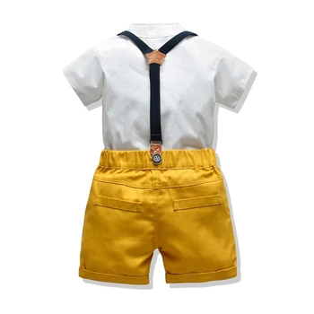 Bērniem, Baby Boy Vasaras Kungu Apģērbu Uzvalks Modes Dzimšanas Dienas Svinības Zēns, Zīdaiņu Apģērbs Atbilstu 1-5 Gadi Zīdaiņu Zēnu Apģērba Komplekts 33932