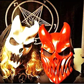 Bērns no Tumsas Cosplay Dēmons Maska Maskas Demolisher Briesmīgs Kaušanas Dominē Ķivere Vīriešiem Sievietes Mūzika Puse Nakts Klubu