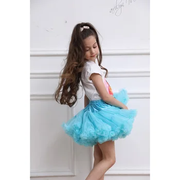 Bērnu Baleta Kleitu Tutu Svārki Puķu Meitene Underskirt Akciju Bumbu Kleita Princese Puse Deju Mazulis Īsi Svārki Kleitas
