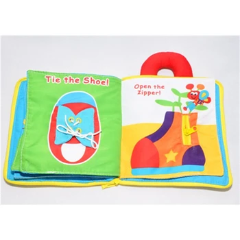 Bērnu Rotaļlietas Agrīnās Izglītības Mīksto Grāmatu Multi-Purpose Audumu Katalogs Ziedu, Bišu mans klusais Lasīt Grāmatas Krāsu, Formu Radoša Dāvana Bērnam