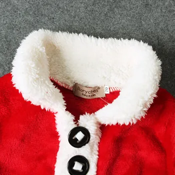 Bērnu Ziemassvētku Drēbes 4GAB Jaundzimušā bērna Baby Santa Ziemassvētku Topi+Bikses+Cepure+Socks Apģērbs Uzstādīt Kostīmu Xmas Ziemas Apģērbu