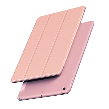 Būtiska iPad Gaisa 2th Paaudzes Gadījumā ar Apple iPad Air2 9.7 A1566 A1567 Silikona Gadījumā, ja Smart Cover Magnētisko Statīvu Coque Capa