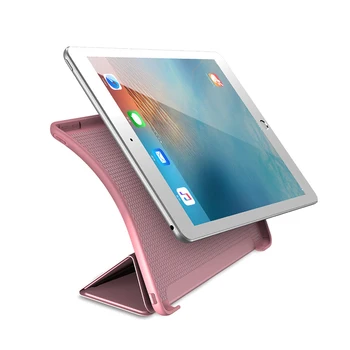 Būtiska iPad Gaisa 2th Paaudzes Gadījumā ar Apple iPad Air2 9.7 A1566 A1567 Silikona Gadījumā, ja Smart Cover Magnētisko Statīvu Coque Capa