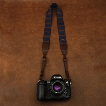 Cam-in 8196 digitālo SLR kameru siksnas Ērtas kokvilnas fotokameras siksniņa, par Nikon Sony Canon un citas kameras