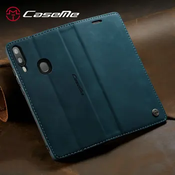 CaseMe Case For Samsung Galaxy A30 A20 Gadījumā Segtu Ādas Magnētisko Flip Maciņš Telefona Grāmatu, Korpusa Locīšanas Vāks Samsung A20A30