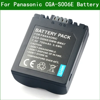 CGA-S006 CGA S006 Baterijas un Lādētājs Panasonic Lumix CGR-S006 DMC FZ35 FZ30 FZ38 FZ7 FZ8 FZ50 FZ18 FZ28 BP-DC5 V-LUX1 17604