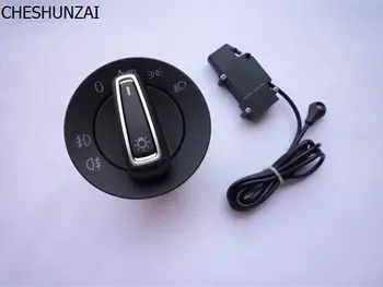 CHESHUNZAI Auto Lukturu Gaismas Sensora Modulis Automātiska Pārslēgšanās Kontroles Golf 7 MK7 5GG 941 431 D 6499