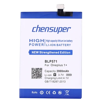 Chnesuper jaunu 3900mAh BLP571 Akumulatoru Oneplus Viens Viedtālrunis viens plus viens 1+ Baterijas 2422