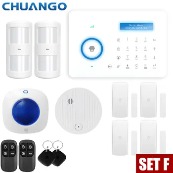 Chuango A11 PSTN Signalizācijas Sistēma Touch tastatūra Smart Home apsardzes pakalpojumi, Apsardzes Signalizācijas Sistēma, Kustības Sensors