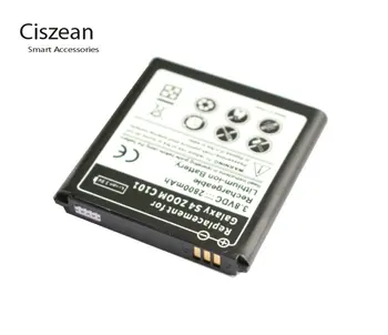 Ciszean 1x 2800mAh B740AC/K/E/U Nomaiņa Li-ion Baterija Samsung Galaxy S4 Tālummaiņas C101 C1010 C105A C105 NXF1 NX3000 i939D