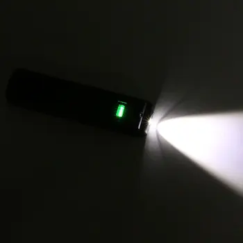 COB LED Lukturīti Darba Inspekcijas Gaismas USB Lādējamu Karājas Lāpu, Lukturi Iebūvēts 1200mAh Akumulators ar Magnētisko