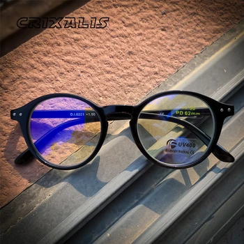 CRIXALIS Anti Zilā Gaisma Lasīšanas Brilles Sievietēm, Vīriešiem Elastīga TR90 Rāmja Atsperu Eņģi, Datoru vecuma tālredzība Briļļu Sieviešu UV400