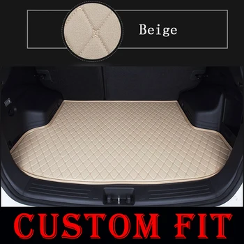 Custom fit auto bagāžnieka paklāji Volkswagen, VW GOLF 5 6 7 Sportvan Tiguan L 2008-2016 2017 automašīnas grīdas aizmugures kravas starplikas mats