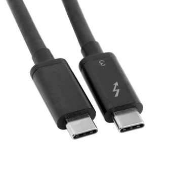 CY 2m Thunderbolt 3 USB-C USB 3.1 Vīrietis, lai Thunderbolt3 Vīriešu 40Gbps Kabeli PC & Laptop