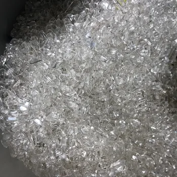 Dabas balts kristāla kristāla, minerālu paraugu kvarca sagatavju disku sadzīšanas ārstēšanu