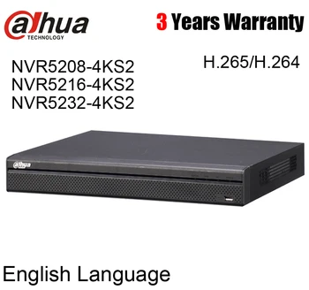 Dahua 8CH 16CH 32CH VRR NVR5208-4KS2 NVR5216-4KS2 NVR5232-4KS2 12 mp izšķirtspēja 8/16/32CH 1U 4K H. 265 VRR Onvif Tīkla Video Ierakstītājs
