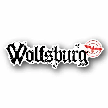 Dawasaru Wolfsburg Auto Uzlīme Ūdensizturīgs Personalizētu Decal Klēpjdatoru, Kravas automašīnu, Motociklu, Auto Piederumi Apdares PVC,13cm*3cm