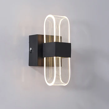 Decoracion hogar moderno LED Sienas Lampas, Iekštelpu Apdares Apgaismojums Guļamistabā LED sienas Apgaismojuma Mūsdienu Māksla 60721