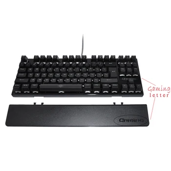 DeepFox Mechanical Gaming Keyboard 87 Taustiņi Zilā Maiņa Apgaismotu Backlight Anti-dubultattēlu LED Tastatūra Rokas Pro Gamer Tastatūras 52224