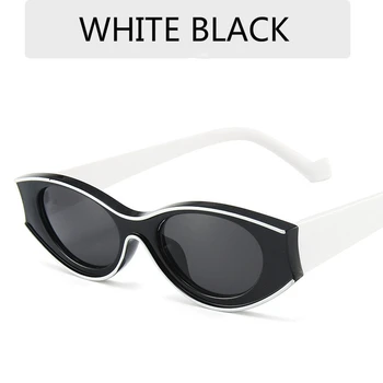 DENISA ir 2021. Luksusa Zīmola Vintage, Saulesbrilles Sieviešu Modes Moderns Mazu Retro Brilles Vintage Black Toņos Sievietēm oculos G5252