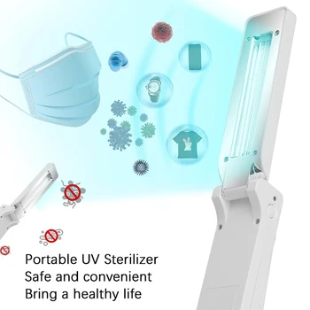 Dezinfekcijas Lampas, Sterilizācija Anti Vircs Ultravioletās Lampas, Portatīvās UV Rokas Locīšanas USB Dezinfekcija, Nagu Art Lampas #YU-87
