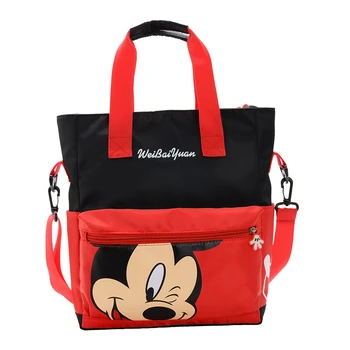 Disney Kids maiss Bērnudārza Karikatūra Mickey mouse Skolas Somas Sieviešu Crossbody somas Ceļojuma Somas Mugursomas Ūdensnecaurlaidīga Soma