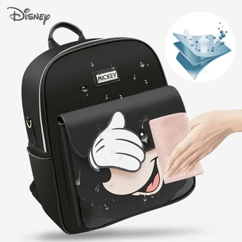Disney Mickey Minnie USB Ūdensizturīgs Autiņbiksīšu Somas Lielu Jaudu Māmiņa Dzemdību Autiņu Soma Ceļojumu Māsu Soma Bērnu Aprūpes