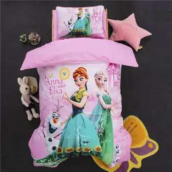 Disney Saldēti Elza Anna Princese Gultas komplekts Bērniem, Bērnu 47