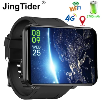 DM100 4G Smart Skatīties 2.86 Liela Ekrāna Android 7.1 Smartwatch 2700mAh Akumulatora MTK6739 Četrkodolu 3 GB/32 GB 5.0 MP Kamera Wifi GPS