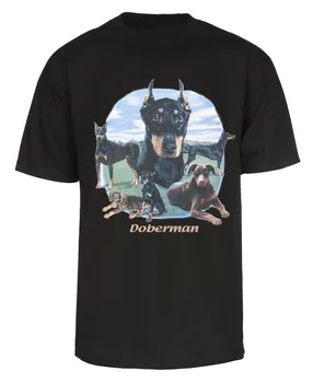 Doberman Mens Īstermiņa Piedurknēm T-Krekls Zaudēt Lielums Top Ajax Tee Krekls